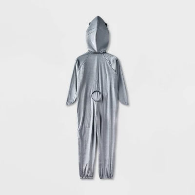 Kids' Shark Adaptive Halloween Costume Jumpsuit - Hyde And EEK! Boutiqueâ„¢ Gray - Image 2