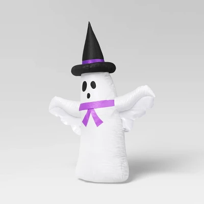 3.5' Standing Ghost Inflatable Halloween Decoration White - Hyde And EEK! Boutiqueâ„¢ - Image 2
