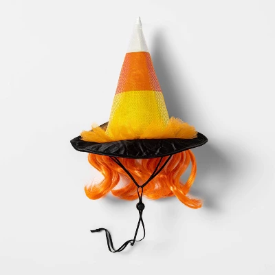 Candy Corn Witch Hat Dog And Cat Costume - Hyde And EEK! Boutiqueâ„¢ Black