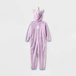 Kids' Unicorn Adaptive Halloween Costume Jumpsuit - Hyde And EEK! Boutiqueâ„¢ Purple