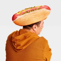 Adult Hot Dog Hat Costume Headwear - Hyde And EEK! Boutique™
