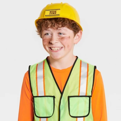 2pc Kids' Glow In The Dark Construction Career Costume Accessory Kit - Hyde And EEK! Boutiqueâ„¢ - Image 2