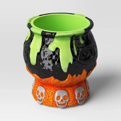 10" Light And Sound Cauldron Candy Bowl Halloween Decorative Prop - Hyde And EEK! Boutiqueâ„¢ - Image 2