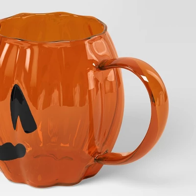 13.5 Fl Oz Glass Figural Pumpkin Mug - Hyde And EEK! Boutiqueâ„¢ - Image 2