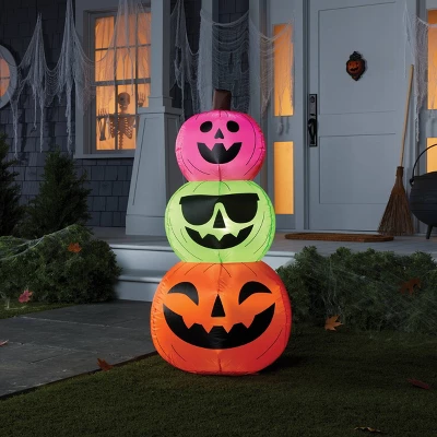 10" Animated Pumpkin Door Knocker Halloween Decorative Prop - Hyde And EEK! Boutiqueâ„¢: Light-Up, Sheltered Outdoor Use, Includes Batteries - Image 3