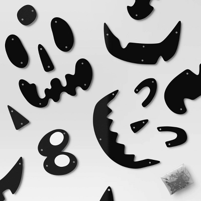 90pc Pumpkin Pusher Jack Face Halloween Decorative Prop Kit - Hyde And EEK! Boutiqueâ„¢ - Image 2