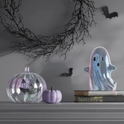 Plastic Iridescent Ghost Figurine - Hyde And EEK! Boutiqueâ„¢