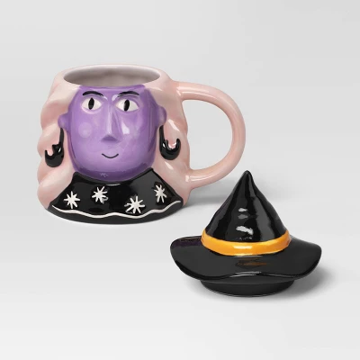 8 Fl Oz Figural Witch Mug With Lid - Hyde And EEK! Boutiqueâ„¢ - Image 2