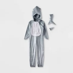 Kids' Shark Adaptive Halloween Costume Jumpsuit - Hyde And EEK! Boutiqueâ„¢ Gray