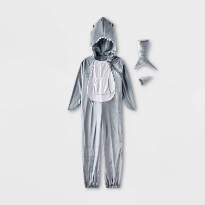 Kids' Shark Adaptive Halloween Costume Jumpsuit - Hyde And EEK! Boutiqueâ„¢ Gray
